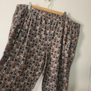 Purple/Blue Pattern Pants - 44