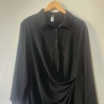 Black Long Sleeve Dress - XL