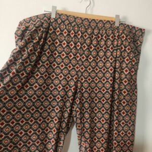 Brown Pattern Pants - 46