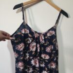 Tango Blue Floral Dress - M