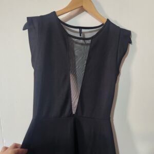 RT Black Mesh Dress - M