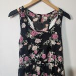 Real Clothing Black Floral Dress - S