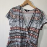 Tango Pink & White Dress - M