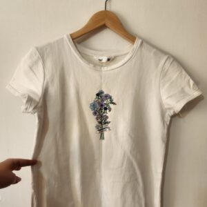 White Tshirt Dress - M