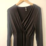 Woolies Black L/S Dress - M