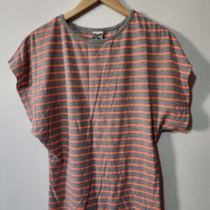Maxed Orange Stripe Top - M