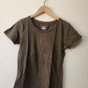 Grey Crew Neck Tee - M