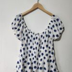 Blue/White Polka Top - 14