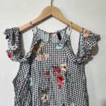 Black/White Check Dress - 12