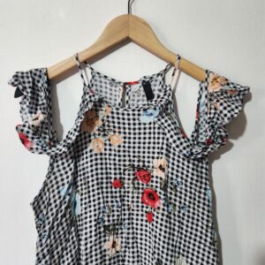 Black/White Check Dress - 12