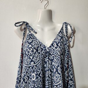 Blue/Maroon Jumpsuit - OS