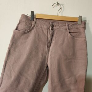 Pink/Brown Jeans - 12