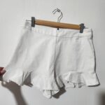 Zara White Shorts - 10