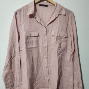 David Jones Pink Button L/S Top - 14