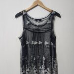 Cherokee Navy Lace Top - XL