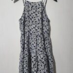 Blue Floral Strap Dress - S