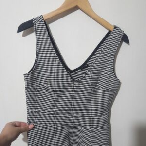 RT Black & White Dress - L