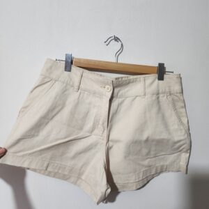 Real Basics Off White Chino Shorts - 12