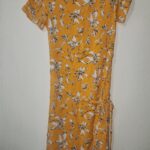 Yellow Floral Dress - 34