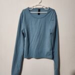 Blue Long Sleeve Top  - XS