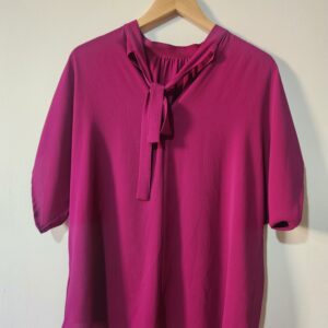 Pink Bow Top - M