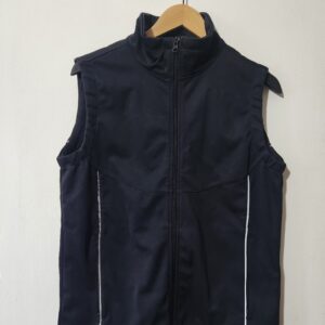 Black Sleeveless Jacket - S