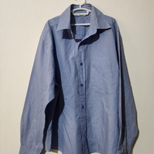 Blue Button Shirt - 11y
