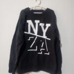 Black Long Sleeve Track Top - 9-10y