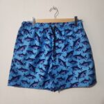 Blue Shark Swim Shorts - L