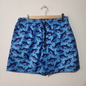 Blue Shark Swim Shorts - L