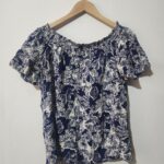 Blue Floral Top - 12