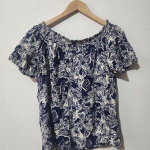 Blue Floral Top - 12