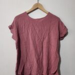 Pink S/S Top - L