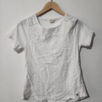 Off White Lace Front Top - M