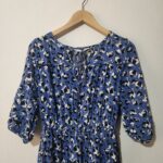 Blue Dot Dress - M