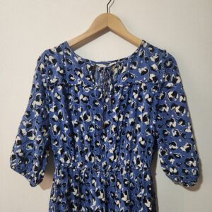 Blue Dot Dress - M