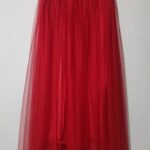 Red Tulle Skirt - M