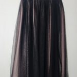 Black/Pink Tulle Skirt - L