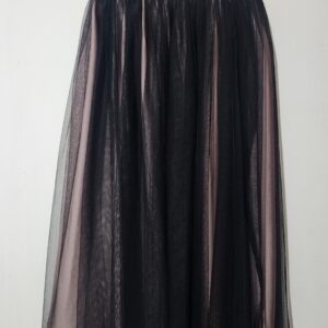 Black/Pink Tulle Skirt - L