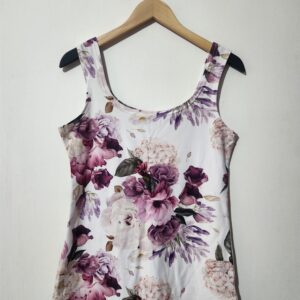 Loka White & Purple Shirt - M